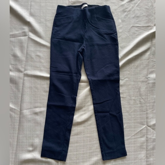 Women's PullOn Elastic Waist Van Heusen Navy Dress Pants - Sz. 4 - Picture 5 of 5